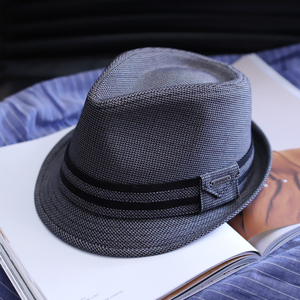 zara枥野男士秋款绅士礼帽英伦复古宽檐爵士帽户外休闲中老年防晒