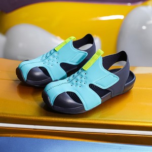 日本外贸捡漏夏季男童凉鞋宝宝软底轻便小童鞋女童防滑沙滩儿童鞋
