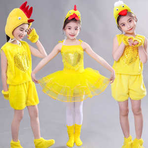 小黄鸭裙子儿童