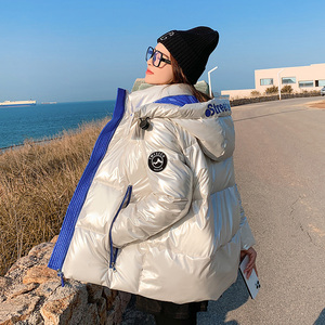 熟了梅子女装旗舰店rome潮牌时芮原创女装冬装短款加厚 棉服