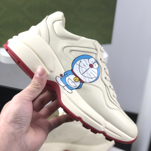 博纳酷奇老爹鞋女2021年秋季款米奇叮当猫厚底休闲牛皮g家小白鞋c