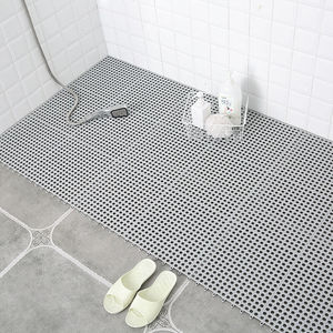 雪中送毯浴室防滑垫家用淋浴洗澡厕所卫生间防滑地垫镂空拼接隔水