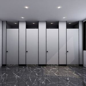 特板公共卫生间隔断墙淋浴室防水简易厕所隔断门厕所隔板安装