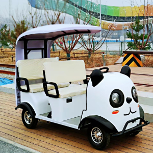 智能款卡通定制景区代步车小型共享观光车游客扫码自助使用2-4座