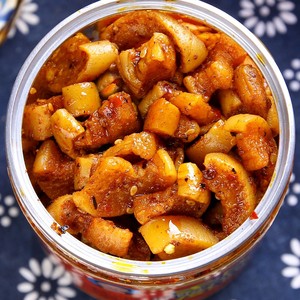 四川特产泸州古蔺麻辣萝卜丁农家自制咸菜下饭菜罐装300g