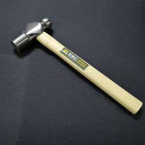 铁哥们木柄圆锤家用锤奶子锤木工锤子手锤铁锤榔头五金工具