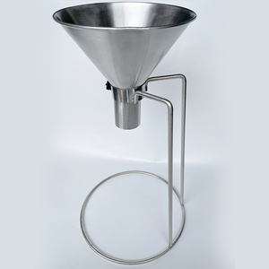 食品包装漏斗排骨鸡肉真空袋口防油漏斗装袋工具带支架大口径漏斗