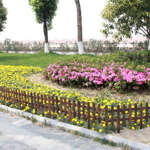 户外木栅栏草坪护栏花园围栏小篱笆室外隔断庭院花栏栅菜园木栏杆