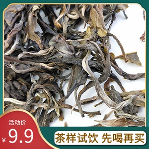 云南大叶种茶叶普洱茶生茶散茶品尝装 茶样大试饮品鉴
