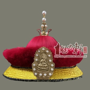 高端定制清朝皇帝帽子古装雍正乾隆帝王龙袍搭配朝冠甄嬛传皇帝