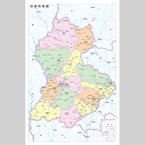 吕梁地图分布图片