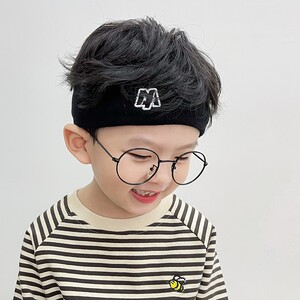 儿童发带男孩韩国篮球街舞发饰男童针织毛线秋冬潮网红2021年新款