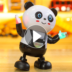 会唱歌跳舞的熊猫电动婴儿小玩具网红儿童唱歌智能机器人练习抬头