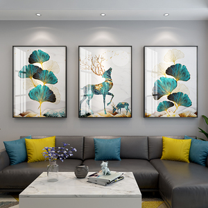 挂画客厅画花卉卧室画家庭室内壁画北欧风装饰画水竞家居旗舰店120