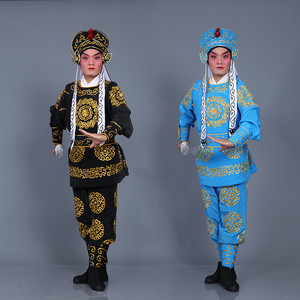 戏剧京剧古装戏曲龙套男兵衣兵服侍卫士兵小兵衣服武生武将兵服装