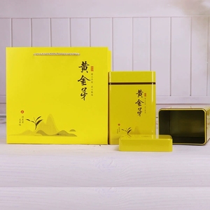现货通用250-500克安吉白茶马口铁罐 古树红茶黄金芽空包装礼品盒