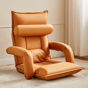 床上靠椅日式榻榻米椅子单人沙发椅折叠h懒人椅轻奢卧室小户型