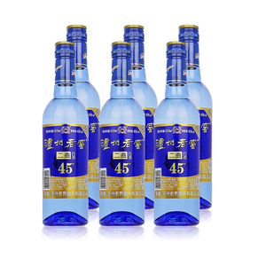 泸州老窖股份出品二曲蓝柔瓶45度500ml*1/6/12瓶浓香型白酒