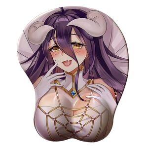 雅儿贝德美女大胸电脑办公鼠标垫3d立体鼠标垫护腕垫二次元动漫