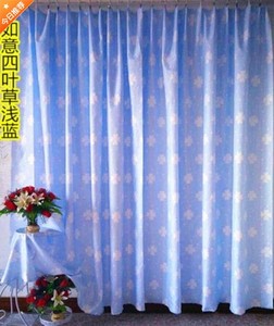 女生教室窗帘挂绳遮光单装小屋隔断帘儿童房成品布艺隔热易成
