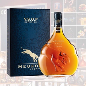 【官方正品行货】法国meukow墨高vsop干邑白兰地洋酒700ml/瓶
