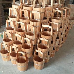 厂家定做小木桶装酱菜木桶凉菜桶米桶手工木桶手提桶水桶泡脚桶