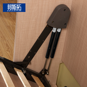 床用液压杆气弹簧隐形床折叠床墨菲床双向分段伸缩支撑杆五金配件