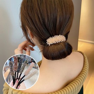 扎半丸子头神器女蓬松懒人发夹花苞头盘发器盘发棒