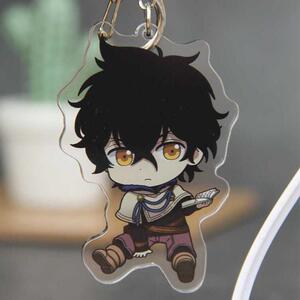 黑色四叶草动漫周边五叶草亚斯塔由诺西尔法书包包挂饰钥匙扣挂件