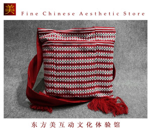 东方美佤族手工编织包包流苏装饰少数民族舒适个性休闲复古民族风