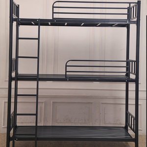 全新铁床上中下铺三层床学生架子床工厂铁艺员工宿舍床成…买了后