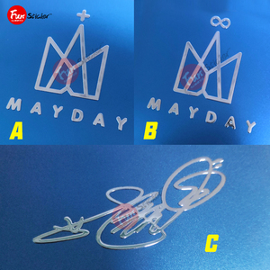 五月天乐队mayday 阿信签名标志 笔记本电脑贴手机贴纸应援金属贴