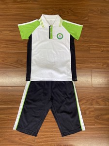 惠州仲恺高新区小学校服夏季纯棉短袖短裤运动服套装冬装加绒长裤