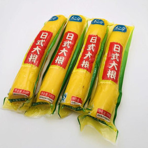 木之芽日式大根整箱500g*15根 寿司料理萝卜 黄萝卜 调味萝卜条