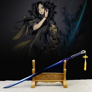 剑灵秦义绝武器鬼天剑1:1模型大号金属cos道具龙泉动漫刀剑未开刃