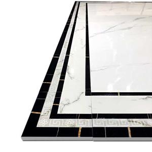 现代轻奢波导线瓷砖地板砖走廊过道客厅波打线地砖走边线条150800