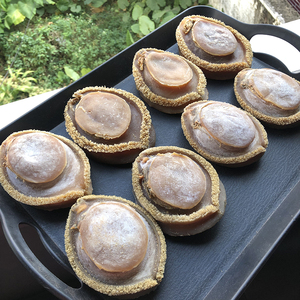 小老板的正品南非糖心大鲍鱼海味干货约3.5头水产干鲍