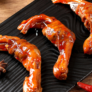 2021上新安徽宣城特产鸭脚包240g即食腊味鸭爪鸭掌鸭肠包心肉休闲