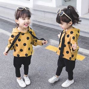 女童秋装套装小童宝宝韩版洋气宽松棉质卫衣长袖时尚两件套