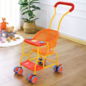 小型简易便携竹编婴儿车夏季户外出行轻便四季通用溜娃神器手推