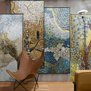 马赛克装饰画简约现代