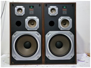 二手音响 山水 s500a 发烧落地音箱 10寸低音 成色新