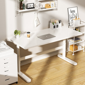 美好童年学习桌儿童书桌写字桌家用小学生电脑桌可升降实木办公桌