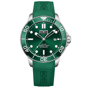 【直营】bexei德国正品绿水鬼手表男机械表全自动十大品牌男表