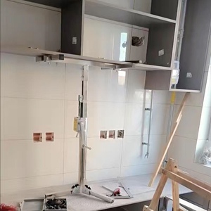 定制吊柜橱柜安装支架折叠加厚安装神器便携式承重升降台