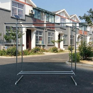 阳台晒被子承重小区加长外用金属加高黑天台收纳架被褥圆形晾衣