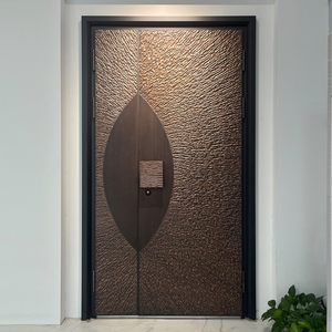 防盗门家用别墅大门双开门入户门子母门中式大门进户门尧盾门业