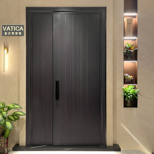 定制铸铝门别墅大门双开门进户门入户子母门家用铜门工程防盗门