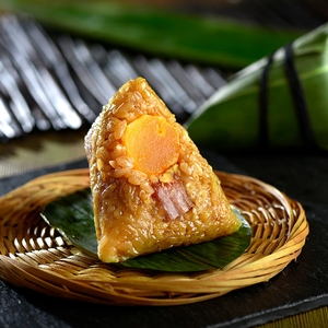 包道五香蛋黄咸肉粽鲜肉蛋黄馅料速冻包装食品广东粽子1.7kg10个