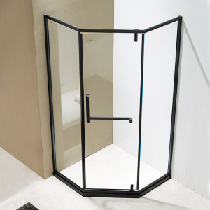 钻石型淋浴房浴室干湿分洗澡离玻璃门卫生间隔断 干湿分区 家用